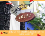 Chiều cao treo biển số nhà: Quy định, lưu ý và hướng dẫn chi tiết