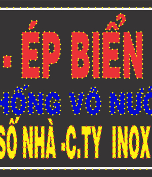 THIẾT KẾ THI CÔNG BẢNG SỐ NHÀ TẠI BÌNH DƯƠNG