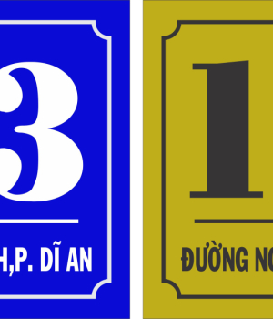 MẪU BIỂN SỐ NHÀ ĐẸP TẠI THUẬN AN - THỦ DẦU MỘT BÌNH DƯƠNG