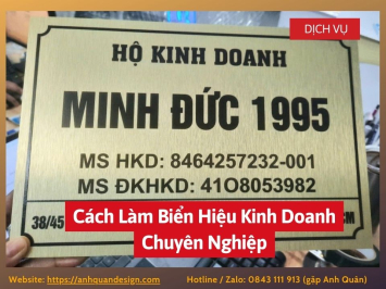 Cách Làm Biển Hiệu Kinh Doanh Chuyên Nghiệp: Từ Ý Tưởng Đến Thực Thi Hiệu Quả 2026