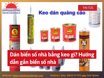 Dán biển số nhà bằng keo gì? Hướng dẫn gắn biển số nhà