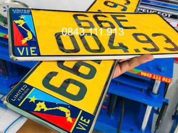 Giá Ép Biển Số Ô Tô, Xe Máy Dĩ An Bình Dương