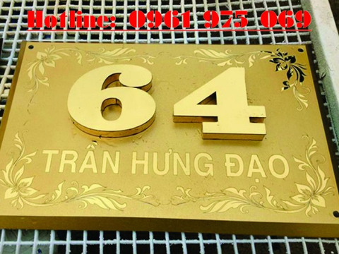 MẪU BIỂN SỐ NHÀ ĐẸP TẠI THUẬN AN - THỦ DẦU MỘT BÌNH DƯƠNG