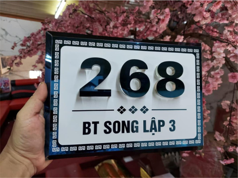 THIẾT KẾ THI CÔNG BẢNG SỐ NHÀ TẠI BÌNH DƯƠNG
