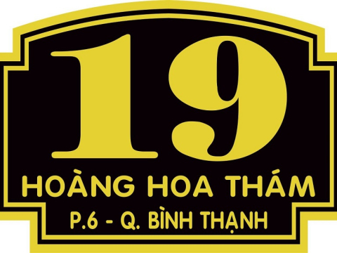 THIẾT KẾ THI CÔNG BẢNG SỐ NHÀ TẠI BÌNH DƯƠNG