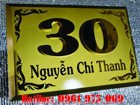 MẪU BIỂN SỐ NHÀ ĐẸP TẠI THUẬN AN - THỦ DẦU MỘT BÌNH DƯƠNG