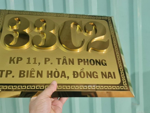 MẪU BIỂN SỐ NHÀ ĐẸP TẠI THUẬN AN - THỦ DẦU MỘT BÌNH DƯƠNG