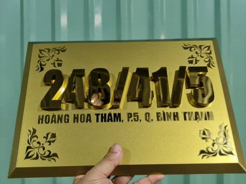 MẪU BIỂN SỐ NHÀ ĐẸP TẠI THUẬN AN - THỦ DẦU MỘT BÌNH DƯƠNG