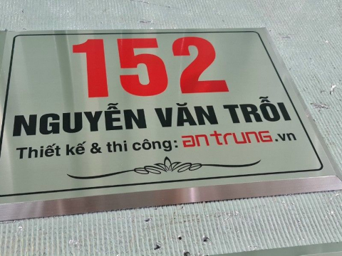 MẪU BIỂN SỐ NHÀ ĐẸP TẠI THUẬN AN - THỦ DẦU MỘT BÌNH DƯƠNG
