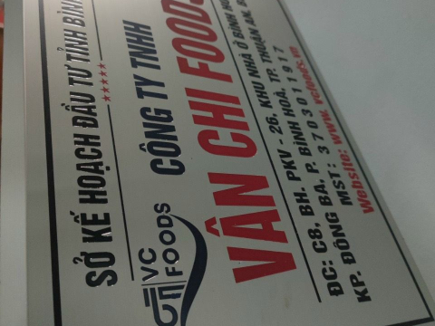 THIẾT KẾ THI CÔNG BẢNG SỐ NHÀ TẠI BÌNH DƯƠNG