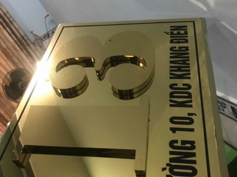 MẪU BIỂN SỐ NHÀ ĐẸP TẠI THUẬN AN - THỦ DẦU MỘT BÌNH DƯƠNG