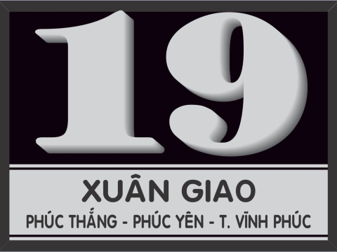 MẪU BIỂN SỐ NHÀ ĐẸP TẠI THUẬN AN - THỦ DẦU MỘT BÌNH DƯƠNG