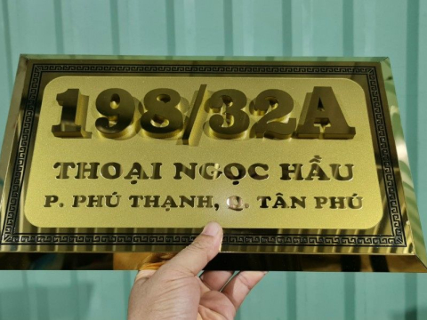 MẪU BIỂN SỐ NHÀ ĐẸP TẠI THUẬN AN - THỦ DẦU MỘT BÌNH DƯƠNG