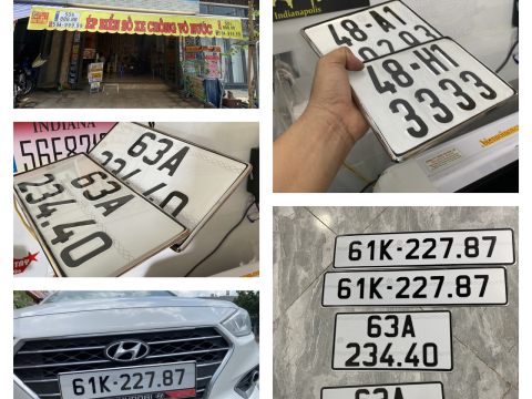 GÒ BIỂN SỐ XE MÁY Ô TÔ TẠI THUẬN AN - THỦ DẦU MỘT