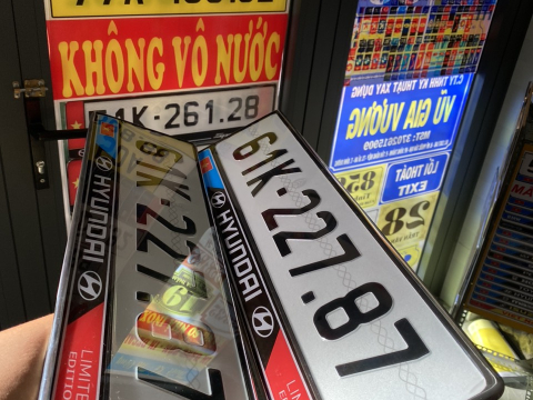 GÒ BIỂN SỐ XE MÁY Ô TÔ TẠI THUẬN AN - THỦ DẦU MỘT