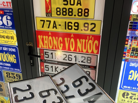 GÒ BIỂN SỐ XE MÁY Ô TÔ TẠI THUẬN AN - THỦ DẦU MỘT