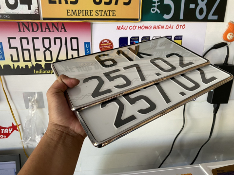 GÒ BIỂN SỐ XE MÁY Ô TÔ TẠI THUẬN AN - THỦ DẦU MỘT