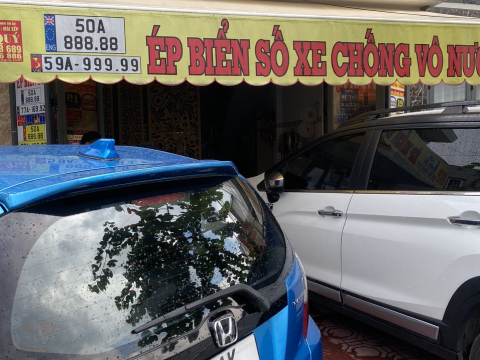 GÒ BIỂN SỐ XE MÁY Ô TÔ TẠI THUẬN AN - THỦ DẦU MỘT