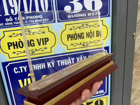 MẪU BIỂN SỐ NHÀ ĐẸP TẠI THUẬN AN - THỦ DẦU MỘT BÌNH DƯƠNG