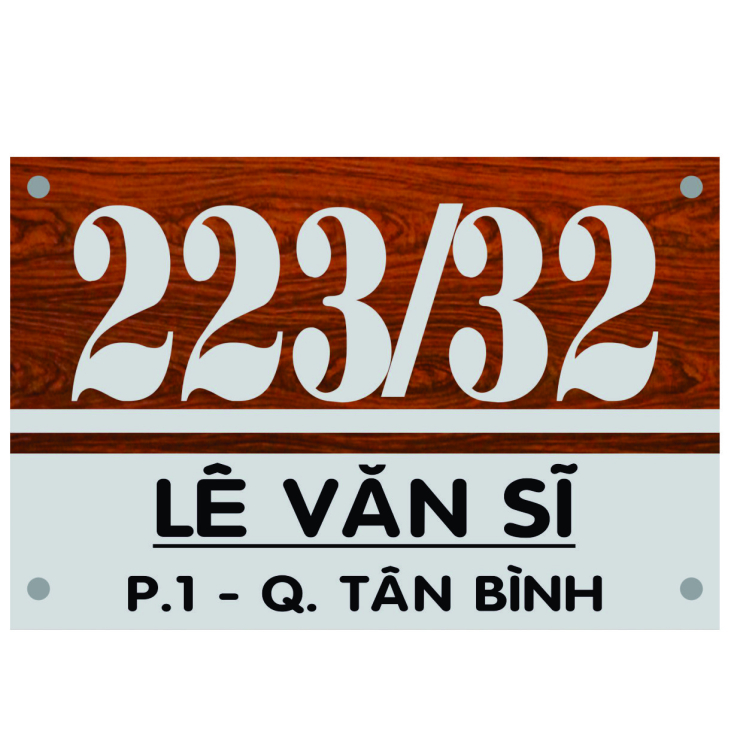 Làm Biển Số Nhà Đẹp Thuận An Bình Dương