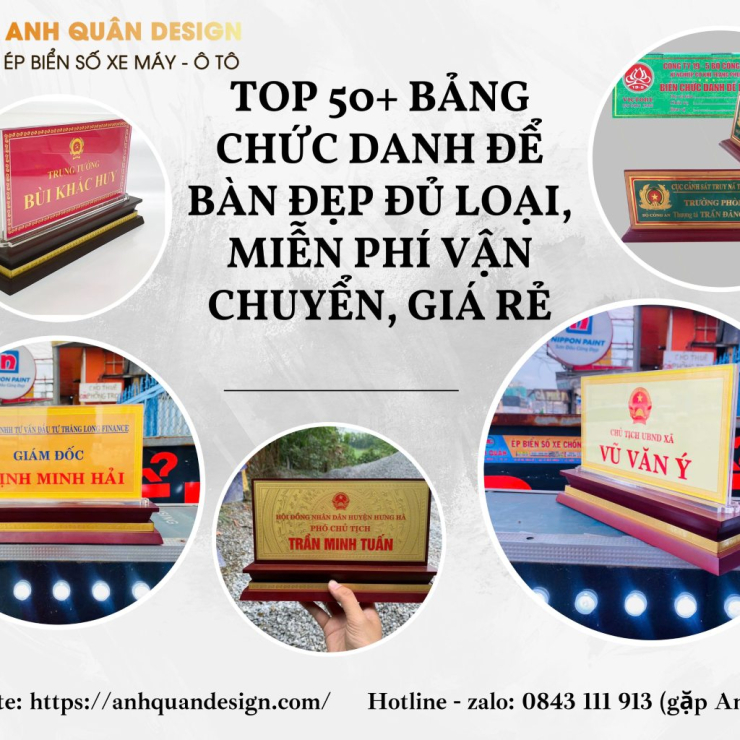 Bảng Chức Danh Để Bàn