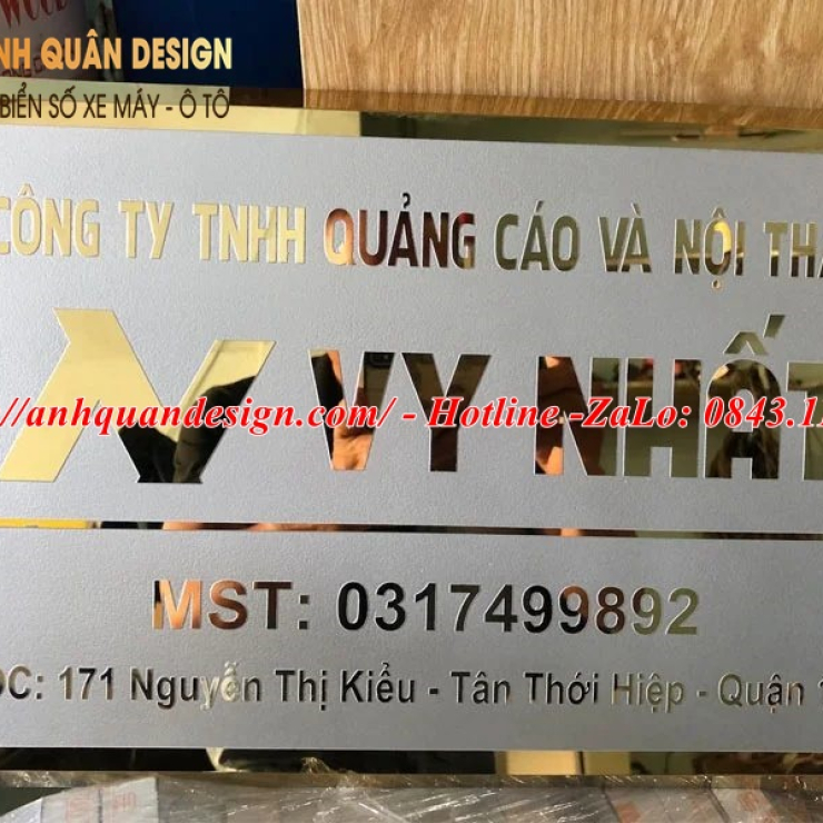 Biển Bảng Hiệu Tên Công Ty