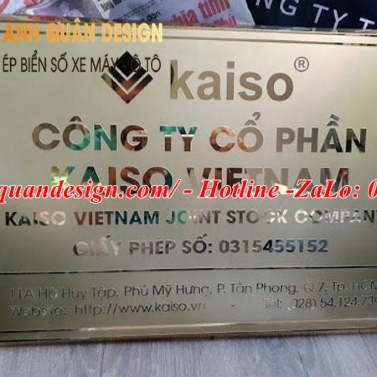 Biển Bảng Hiệu Tên Công Ty