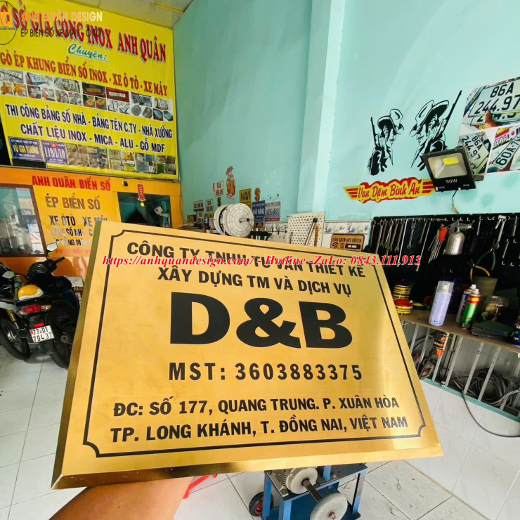 Biển Bảng Hiệu Tên Công Ty
