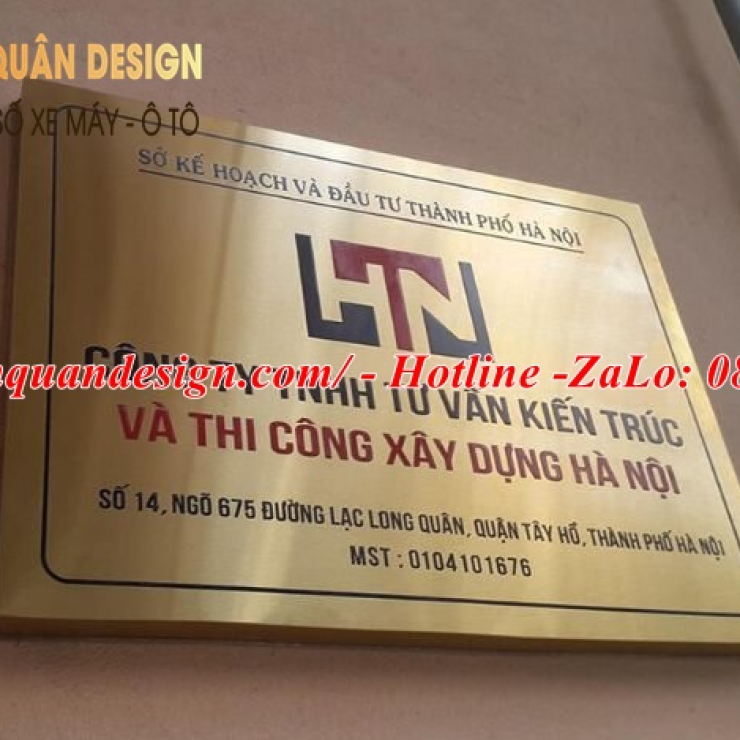 Biển Bảng Hiệu Tên Công Ty