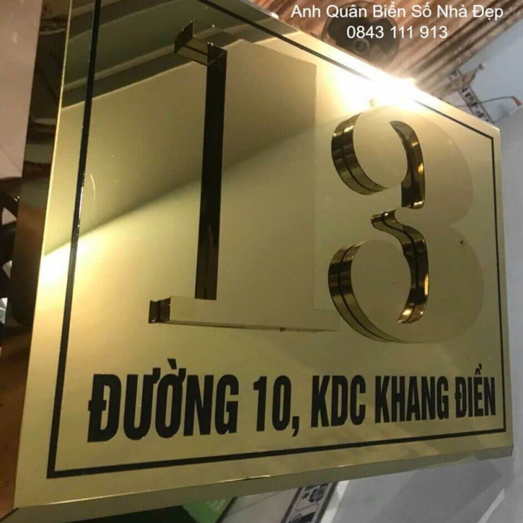 Làm Biển Số Nhà Đẹp Tại Tp Bến Cát Bình Dương
