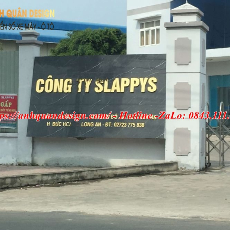 Bảng tên công ty bằng đá