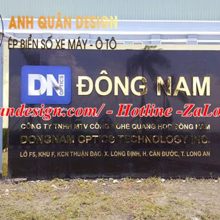 Bảng tên công ty bằng đá