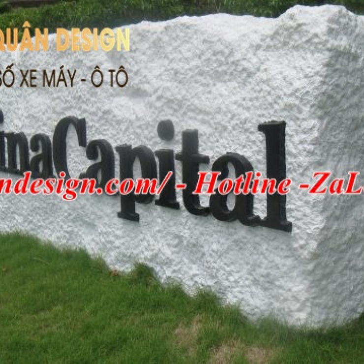 Bảng tên công ty bằng đá