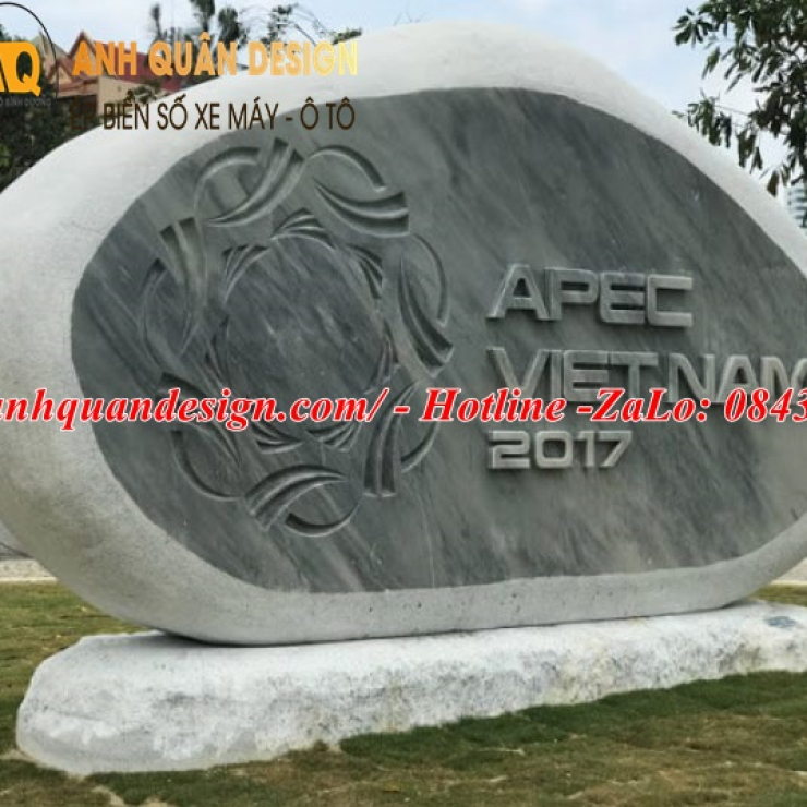 Bảng tên công ty bằng đá