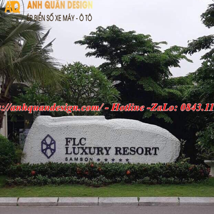 Bảng tên công ty bằng đá