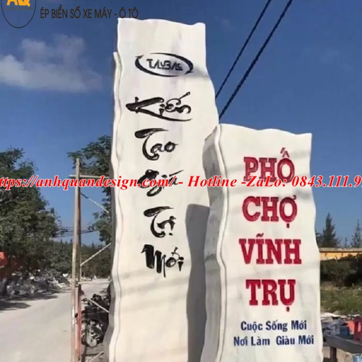 Bảng tên công ty bằng đá