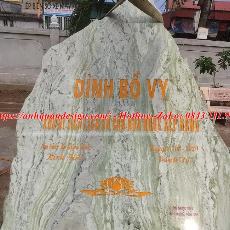 Bảng tên công ty bằng đá