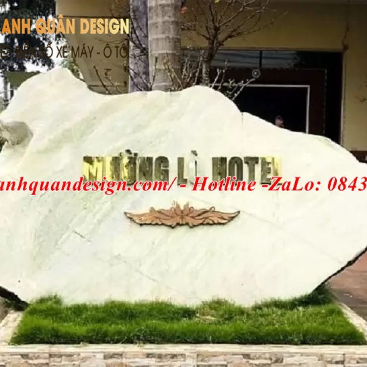 Bảng tên công ty bằng đá