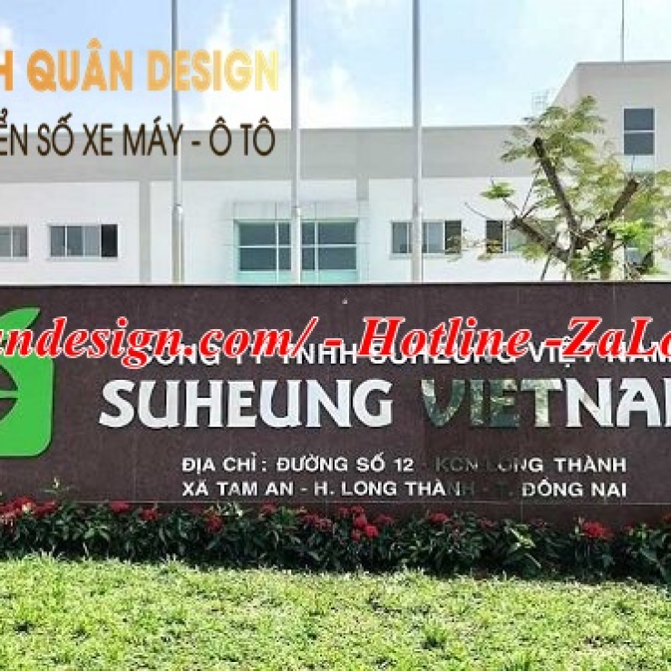 Bảng tên công ty bằng đá