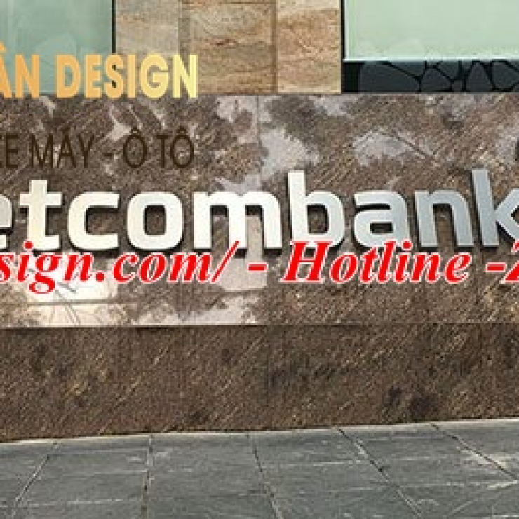 Bảng tên công ty bằng đá