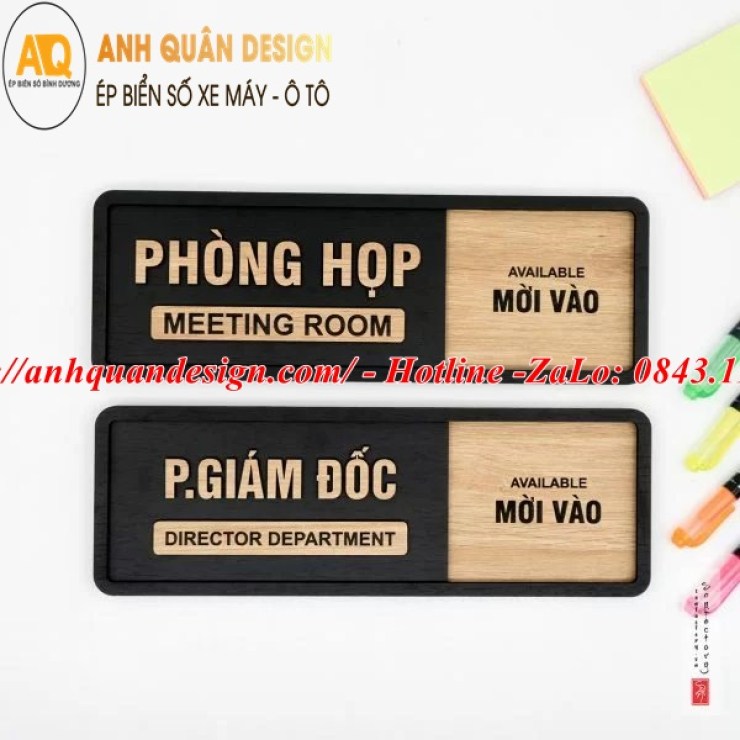 Bảng tên công ty gỗ