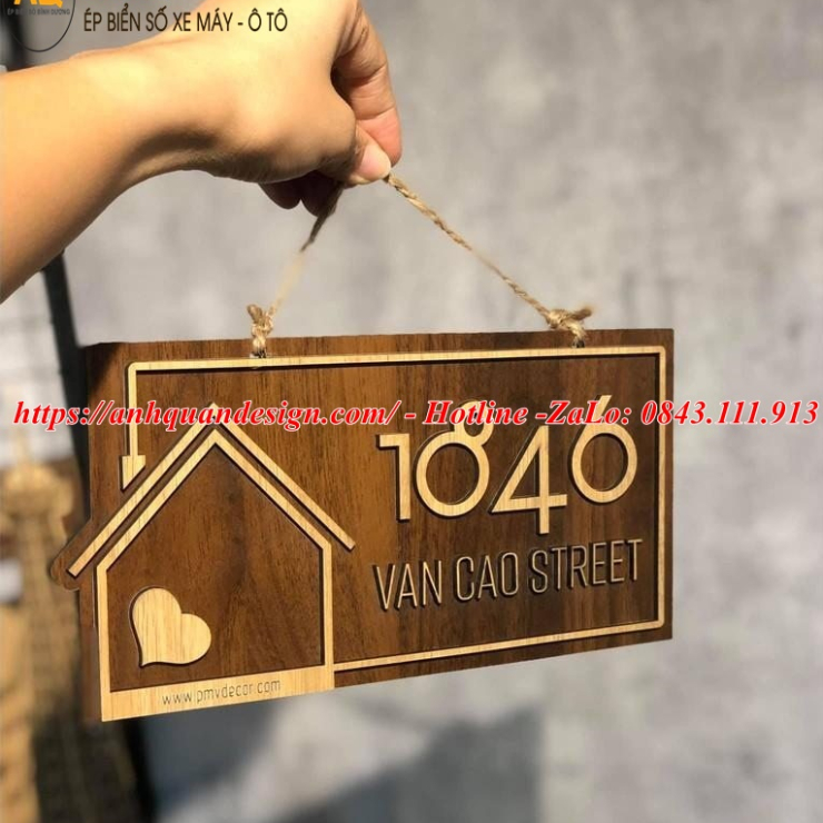 Bảng tên công ty gỗ