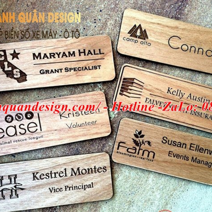 Bảng tên công ty gỗ