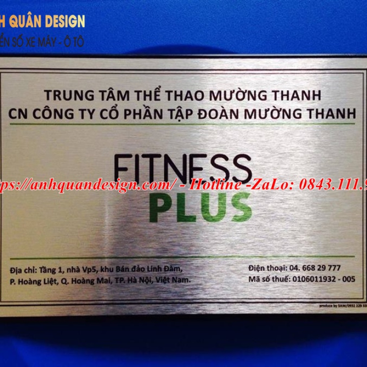 Bảng tên công ty in uv