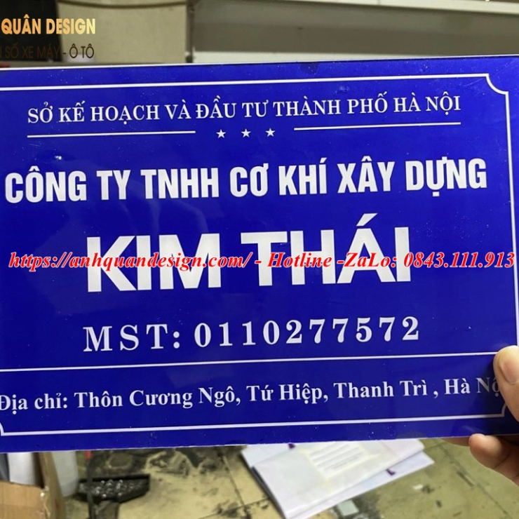 Bảng Tên Công Ty Mica