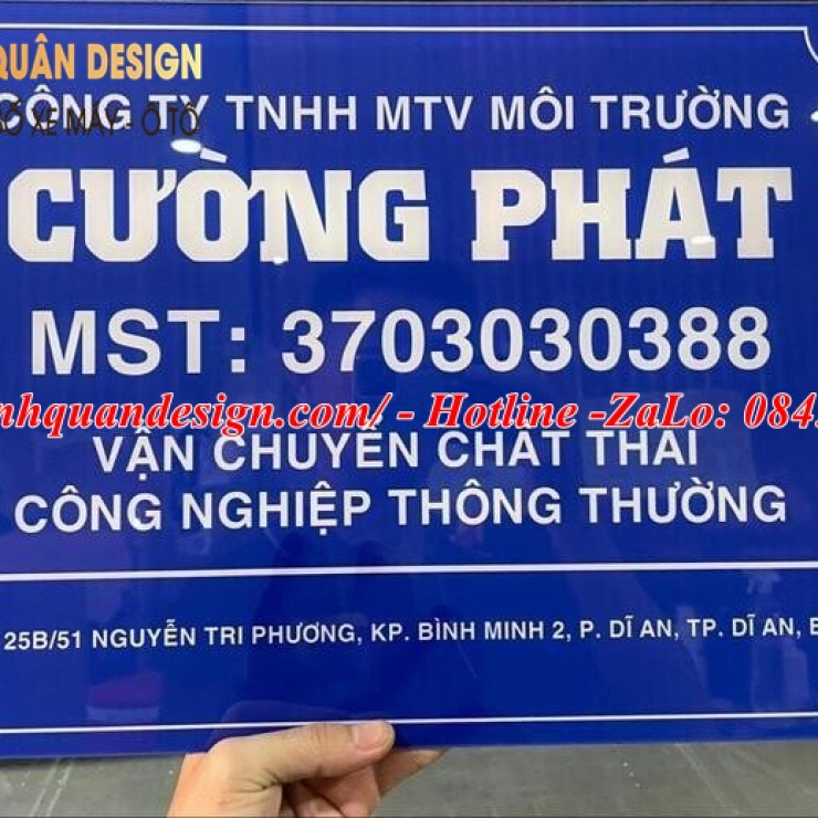 Bảng Tên Công Ty Mica
