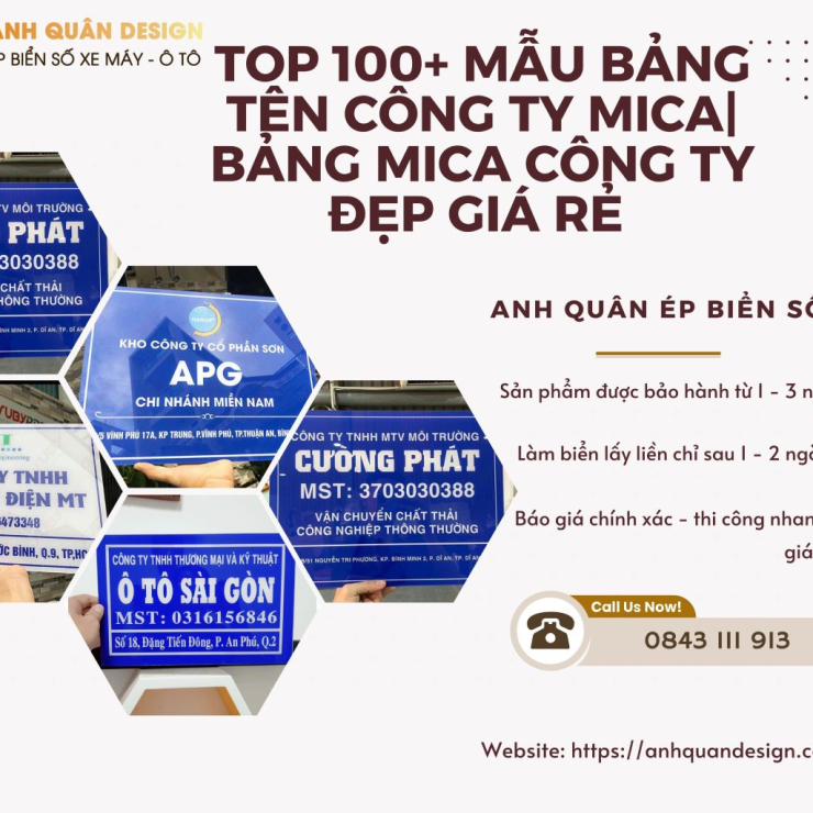 Bảng Tên Công Ty Mica