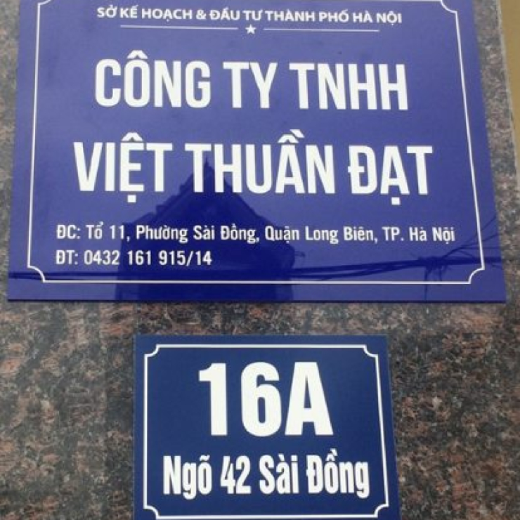 Bảng Tên Công Ty Mica