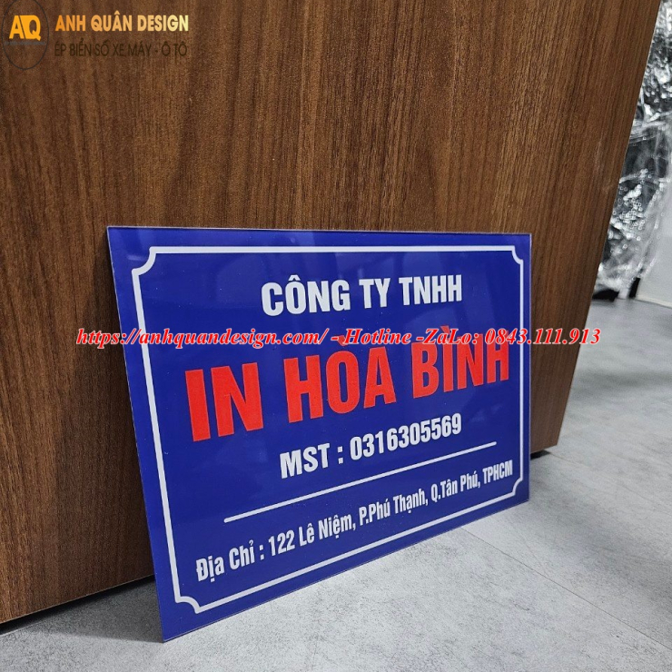 Bảng Tên Công Ty Mica