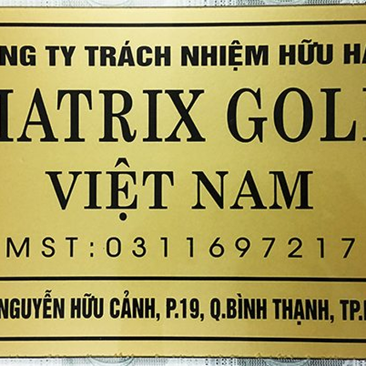 Bảng Tên Công Ty Mica